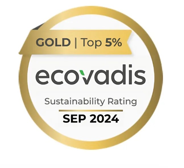 ym亚美体育股份荣膺EcoVadis“金牌”评级，跻身全球可持续发展前列